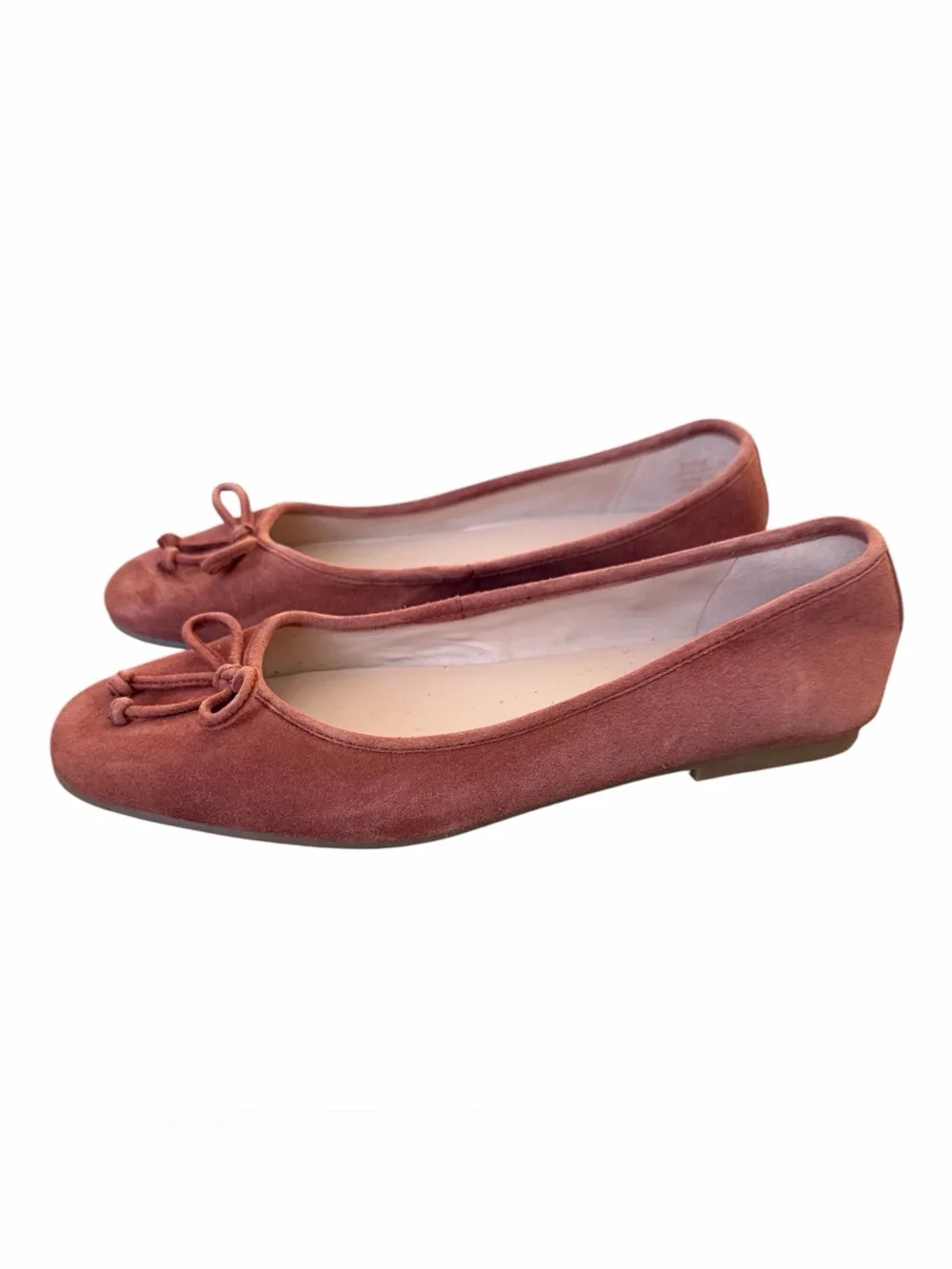 Classic Women’s Suede Ballet Flats in brown